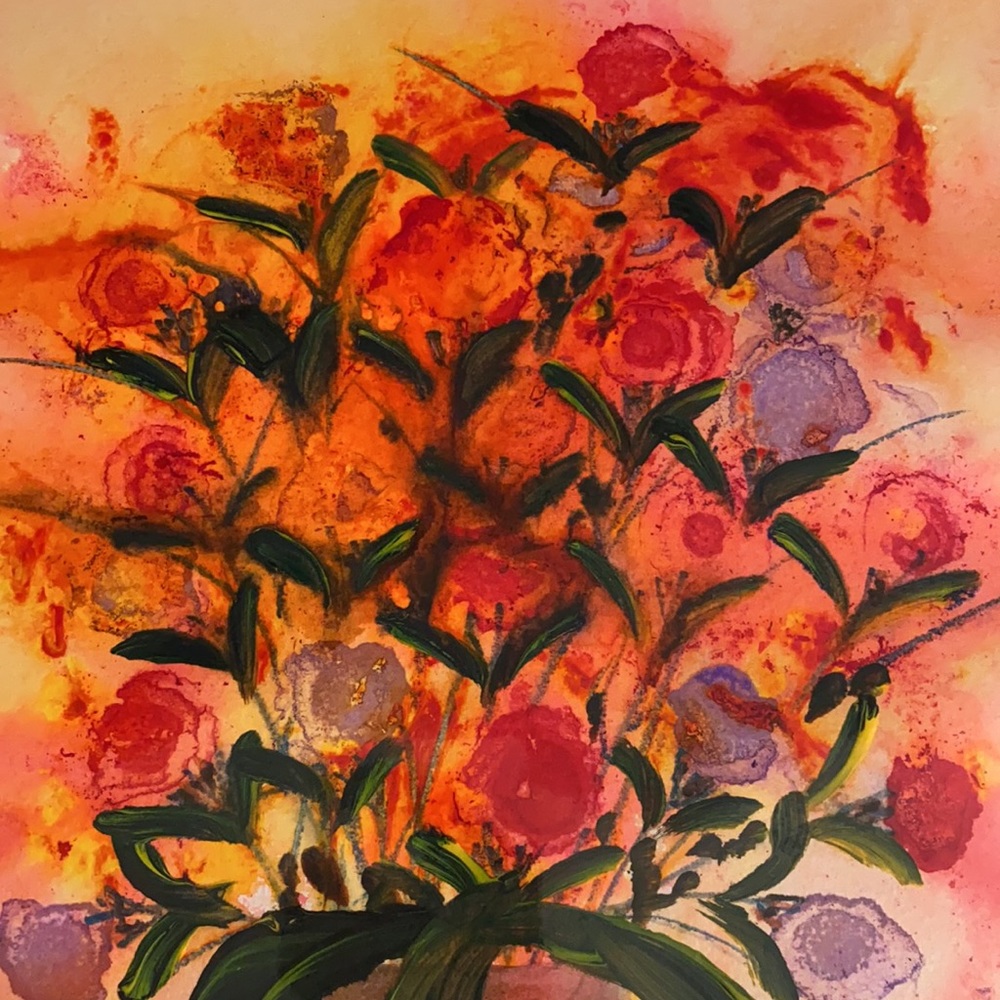 Original Watercolor 16x20 Grandma’s Love - Picture 5 of 7